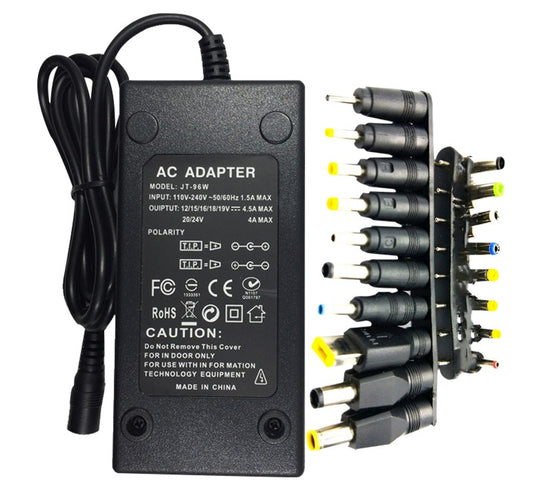 Power Notebook Universal Adjustable Power Adapter 96W Multi-Function Charger
